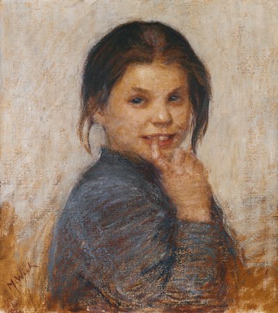 Retrato de una niña de Maria Wiik