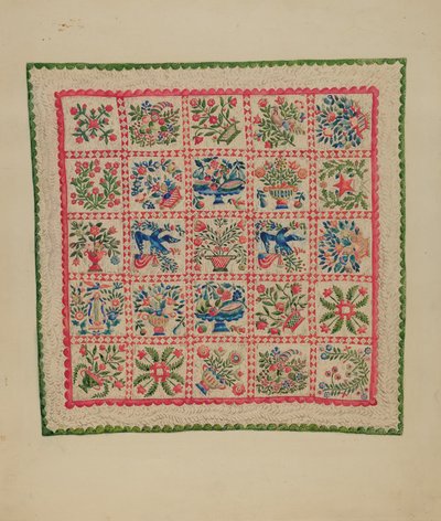 Colcha de apliques de Marian Curtis Foster