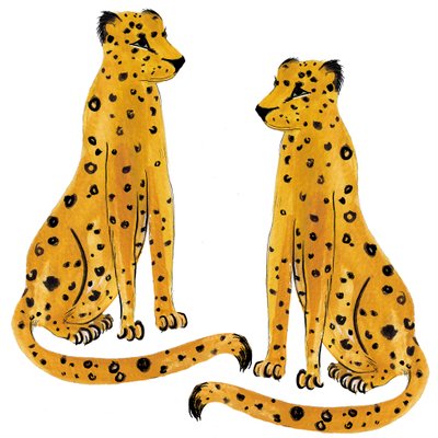 Pareja de leopardos, 2020 de Marianna Kulukundis