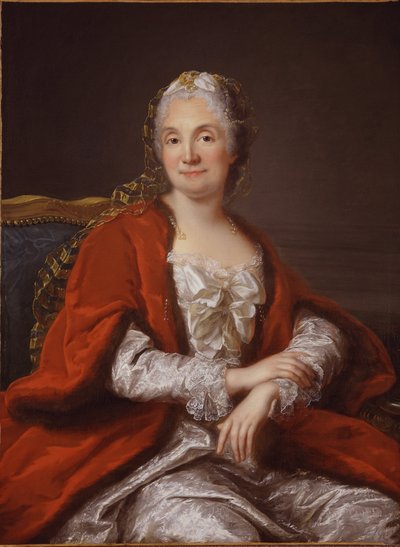Retrato de Madame Geoffrin de Marianne Loir