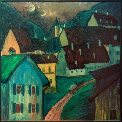 Tarde en Murnau de Marianne von Werefkin