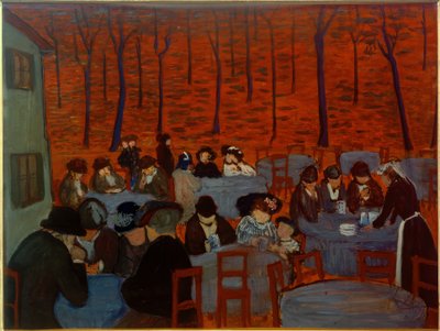Jardín de cerveza de Marianne von Werefkin