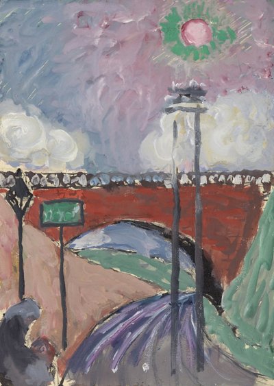 Puente cerca de Lausana (Pont de Gergovie) de Marianne von Werefkin