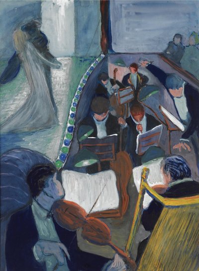 En el teatro I de Marianne von Werefkin