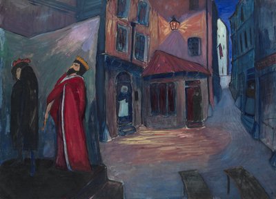 En la noche... In die Nacht hinein... de Marianne von Werefkin