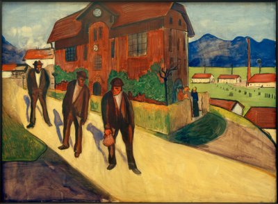 M. v. Werefkin, Fin de jornada / Pintura, 1909 de Marianne von Werefkin