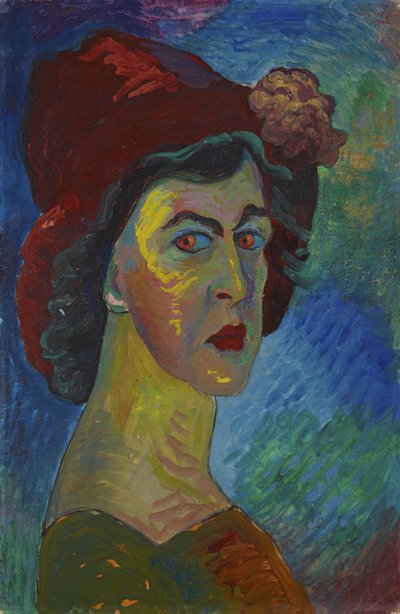Auto retrato de Marianne von Werefkin