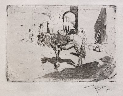 Caballo marroquí de Mariano Fortuny y Marsal