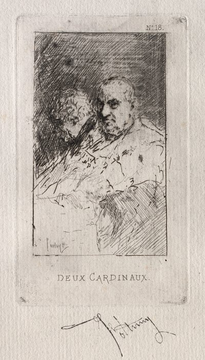 Dos cardenales de Mariano Fortuny y Marsal