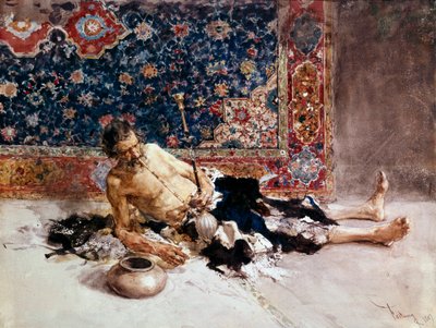 Fumador de opio, 1869 de Marià Fortuny