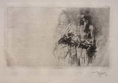 Croquis de Mariano José María Bernardo Fortuny y Carbó