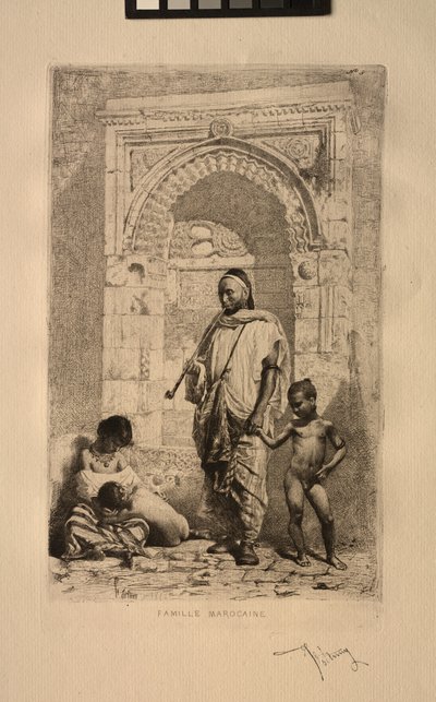 Familia marroquí, 1862 de Mariano José María Bernardo Fortuny y Carbó