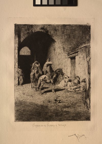 Guardia de la Casbah en Tetuán de Mariano Fortuny y Carbó