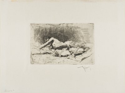 Hombre Rodando de Mariano Fortuny y Marsal