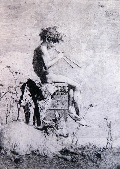 Idilio de Mariano José María Bernardo Fortuny y Carbó