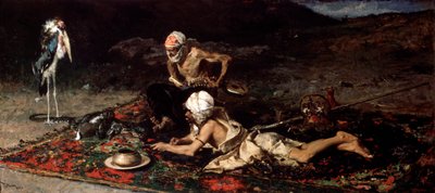 Los encantadores de serpientes, 1870 de Mariano José María Bernardo Fortuny y Carbó