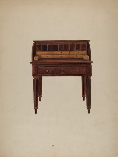Escritorio, c. 1940 de Marie Alain