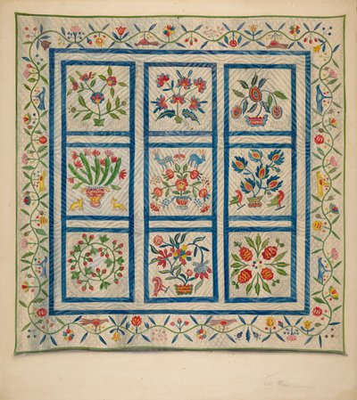 Colcha, c. 1937 de Marie Alain