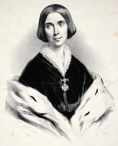 Madame Catinka de Dietz (litografía) de Marie Alexandre (after) Alophe