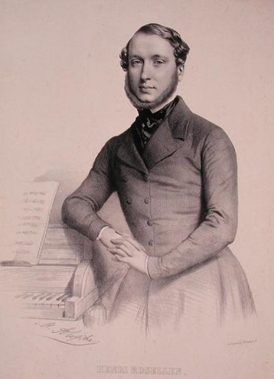 Retrato de Henri Rosellen (1811-76) de Marie Alexandre (after) Alophe