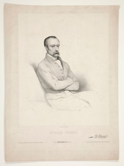 Retrato de Horacio Vernet de Marie Alexandre Alophe