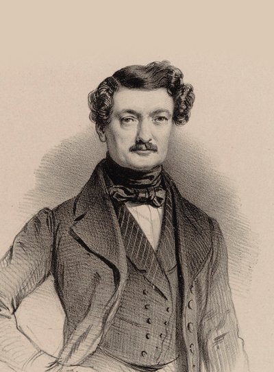 Retrato del compositor Charles-François Plantade 1787-1870, 1850 de Marie Alexandre Menut Alophe