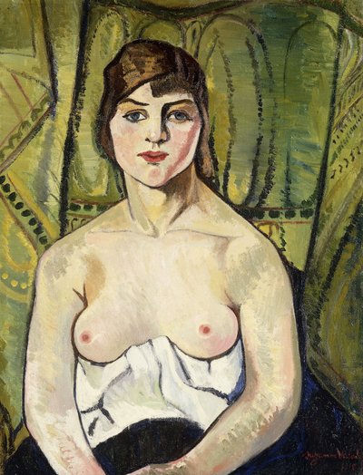 Mujer con pechos desnudos de Marie Clementine Valadon