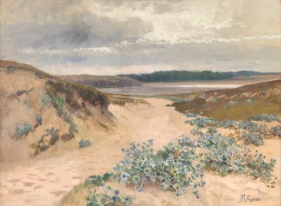 Paisaje de dunas en Bretaña de Marie Egner