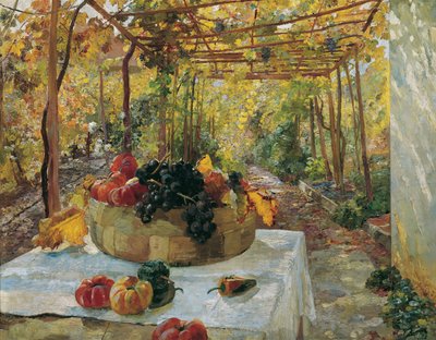 en la pérgola de Marie Egner