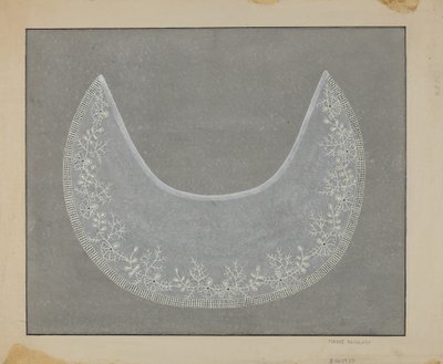 Cuello bordado, c. 1936 de Marie Famularo