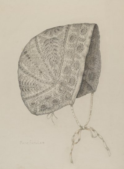 Gorro de bebé, c. 1938 de Marie Famularo