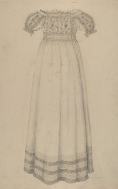Vestido de bebé, c. 1938 de Marie Famularo