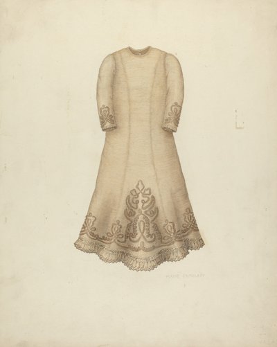 Vestido de Bebé, c. 1938 de Marie Famularo