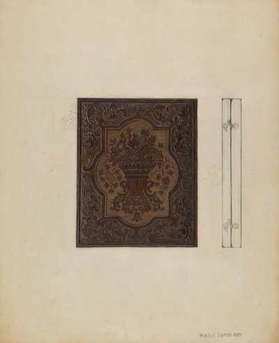 Estuche de retrato de Marie Famularo
