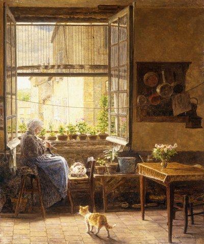 Una tarde tranquila, 1917 de Marie Francois Firmin Girard