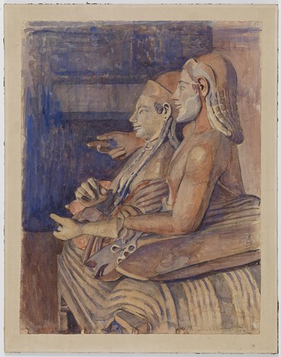 Sarcófago etrusco en el Louvre de Marie Henriques