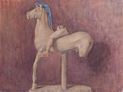 Caballo con jinete (Museo de la Acrópolis inv. 700) de Marie Henriques