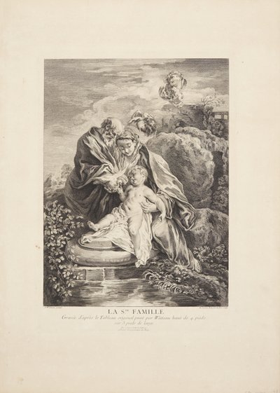 La Sagrada Familia (La Ste Famille) de Marie Jeanne Renard Dubos