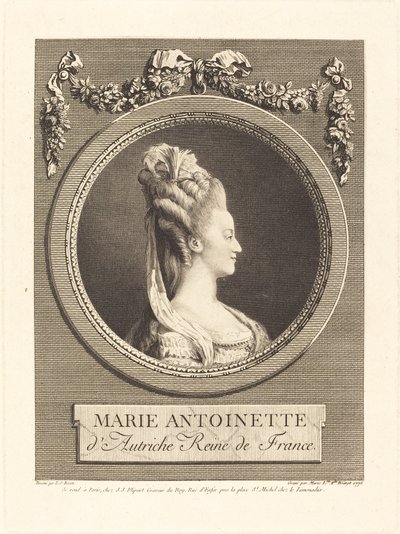 María Antonieta de Marie Louise Adelaide Boizot after Louis Simon Boizot