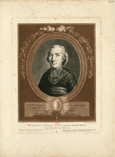 Retrato de Claude-Benjamin Vallet 1754-1826, 1789 de Marie Louise Suzanne Champion de Cernel