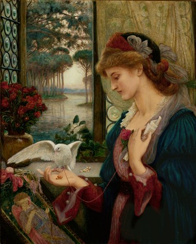 El mensajero del amor de Marie Spartali Stillman