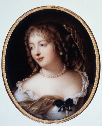 Retrato de Marie de Rabutin-Chantal (Rabutin Chantal), Marquesa de Sevigne conocida como Madame de Sevigne (1626-1696). de Marie Victoire Jaquotot