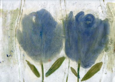 Tulipanes azules de Marina Falco