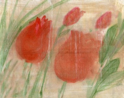 Tulipanes rojos de Marina Falco