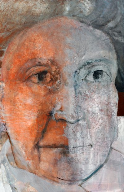 Vultus, 2014 (óleo sobre lienzo) de Marina Falco