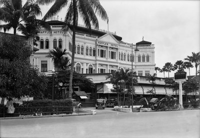Vista del Hotel Raffles, Singapur de Marine Photo Service