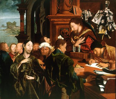 La llamada de San Mateo, 1536 de Marinus Claesz Reymerswaele van