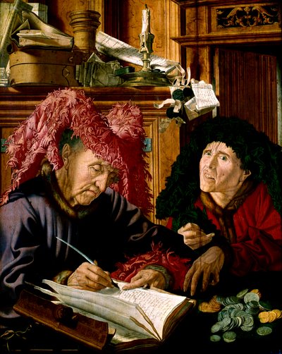 Dos recaudadores de impuestos, c.1540 de Marinus van Reymerswaele