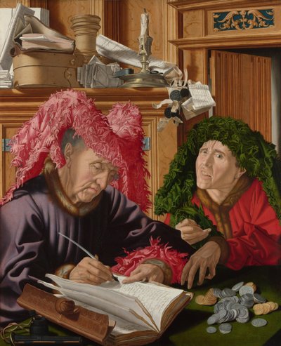 Dos Recaudadores de Impuestos, c.1540 de Marinus van Roejmerswaelen