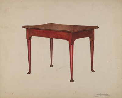 Mesa de cartas de Mario De Ferrante
